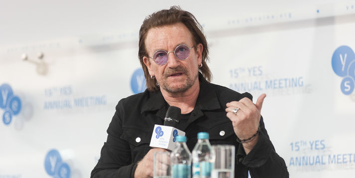 Лідер гурту U2 на 15-й щорічній зустрічі Ялтинської Європейської Стратегії (YES) 2018 / Фонд Олени Пінчук