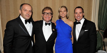 Victor and Elena Pinchuk received the Elton John AIDS Foundation award