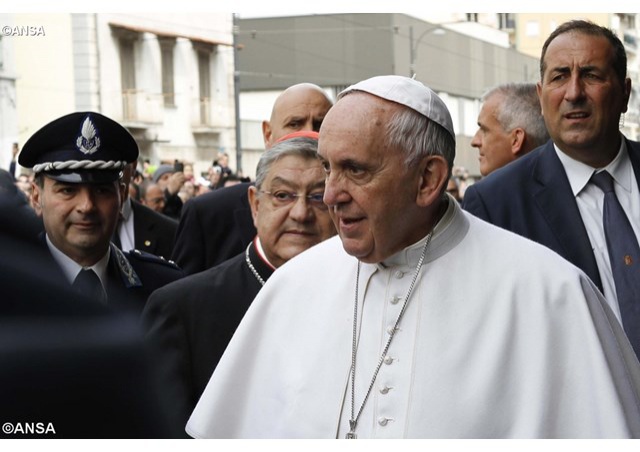 Папа Римский Франциск посетил исправительное учреждение Автор: Ans
