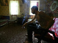 Донецк, 17 августа 2005 г.
Сергей, 28 лет, релаксирует после того, как уколол себе в пах наркотик, сваренный из мака, который в народе называется «ширка».
