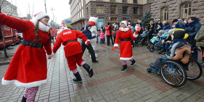 Діти з особливими потребами у Києві потрапили у новорічну казку / Фонд Олени Пінчук