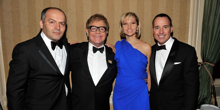Victor and Elena Pinchuk received the Elton John AIDS Foundation award / Elena Pinchuk Foundation